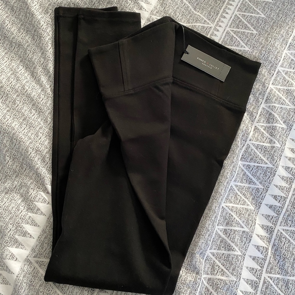 Romeo and Juliet Couture black spandex pants